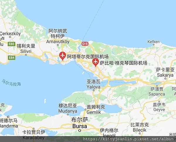 伊斯坦堡機場地圖