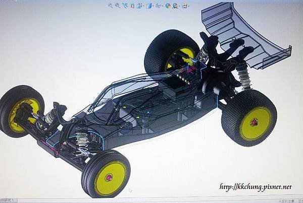 3Racing 1/10 Sakura mid 2wd buggy