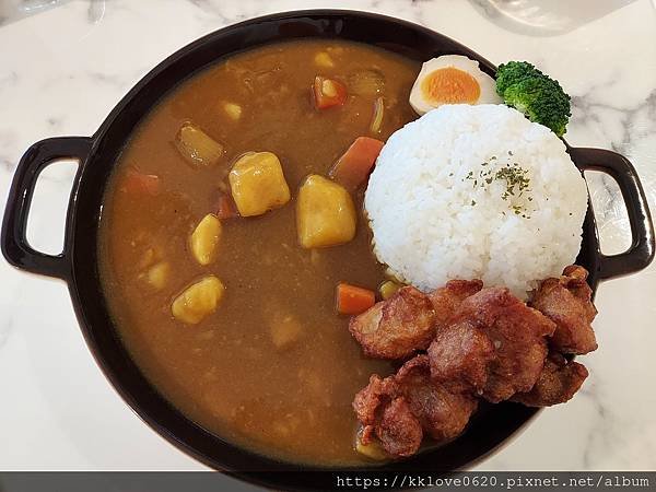 「海螺咖啡館」唐揚炸雞咖哩飯.jpg