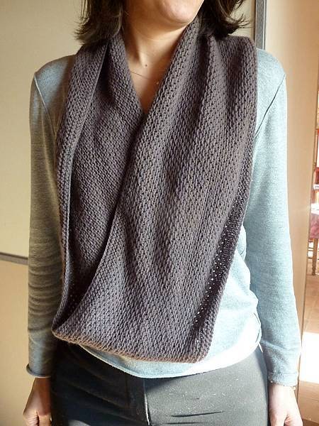 Honey Cowl 圍脖(一絞)5.JPG