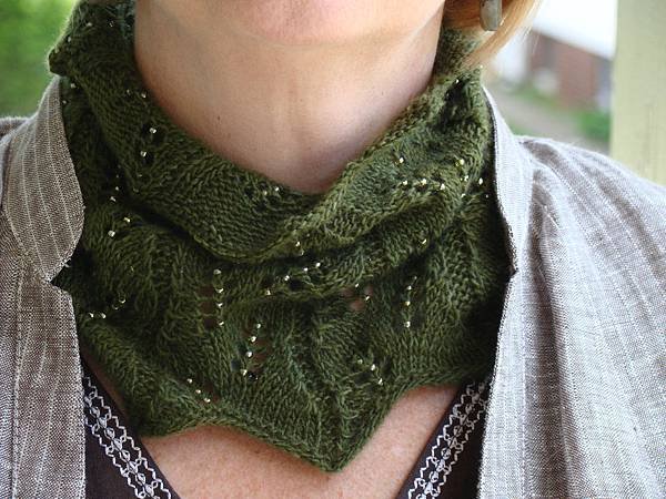 Abstract Leaves Cowl 圍脖(一絞)1.jpg