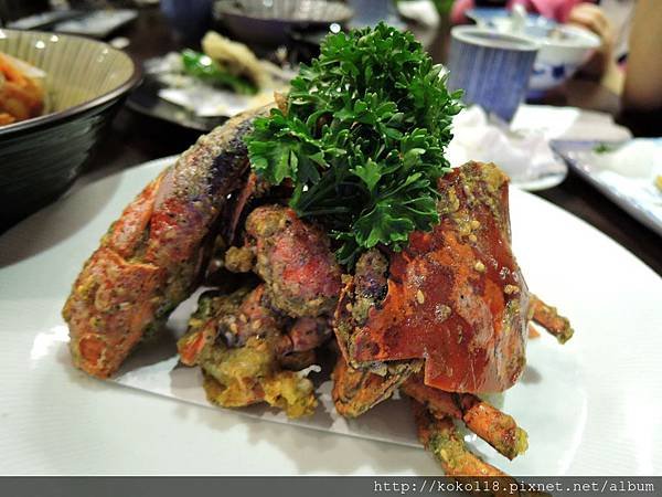 106.12.10 吟川日式料理-酥炸螃蟹.JPG