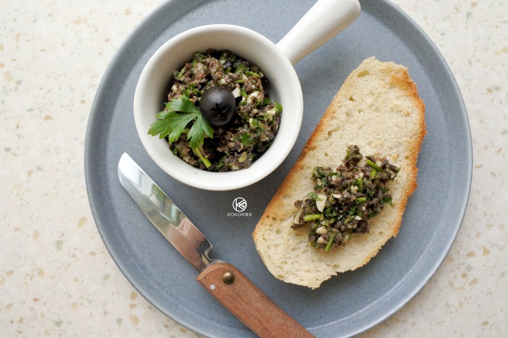 KOKO好食光｜普羅旺斯酸豆橄欖醬Tapenade＿會開罐頭