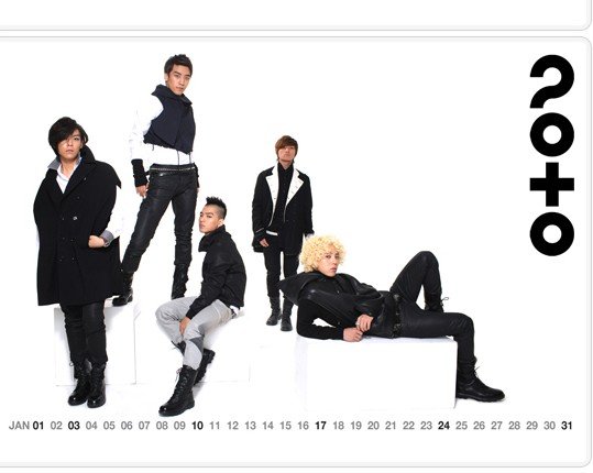 BIGBANG 年曆 TYPE B 2