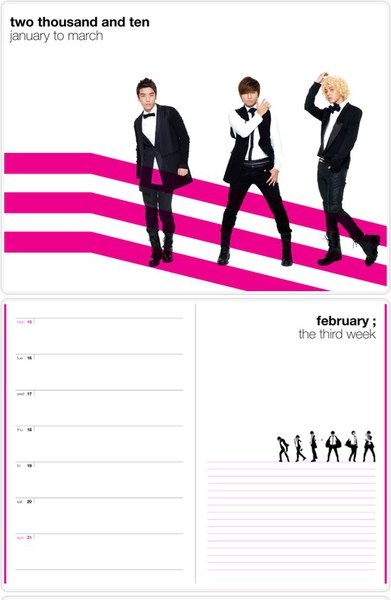 YG相關週邊 BIGBANG 2010年 日記本 4