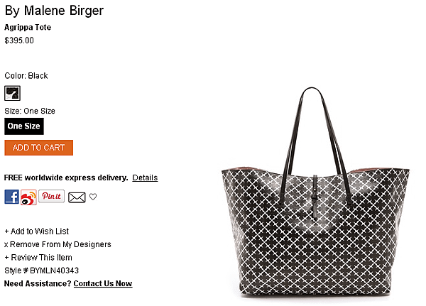 By Malene Birger Agrippa Tote   SHOPBOP