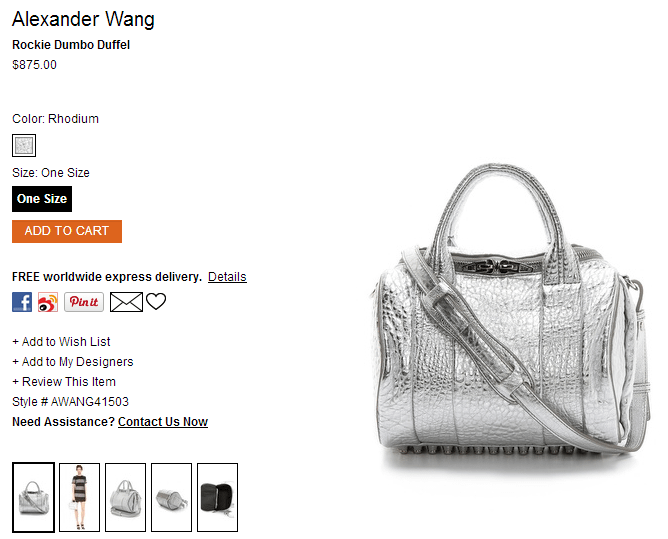 Alexander Wang Rockie Dumbo Duffel   SHOPBOP.png