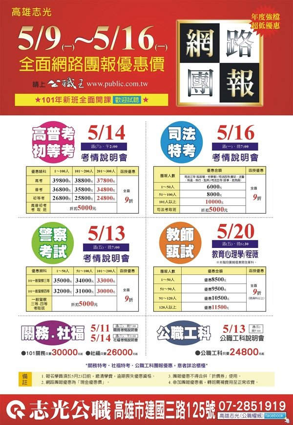 100年5月份 網路團報