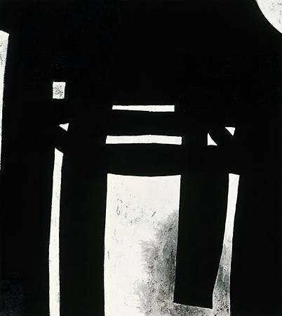 小板凳∣1996   油彩、畫布，130×145cm