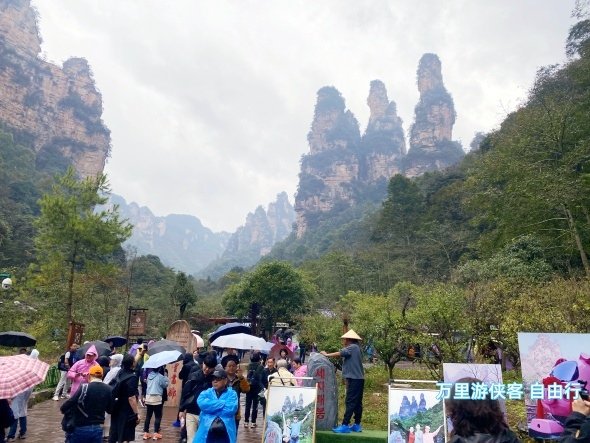 2024張家界雨中的十里畫廊 自由行