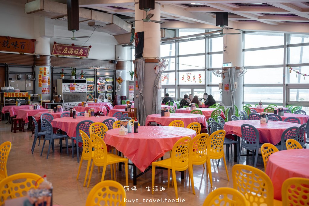 屏東後壁湖海鮮餐廳_亞發師海景餐廳，5元厚切生魚片，生猛活海