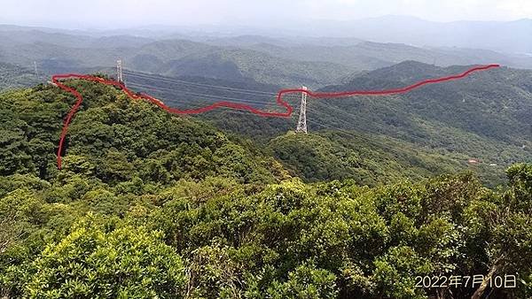 2022-07-10五指山第3支稜未竟(夢湖撤退)