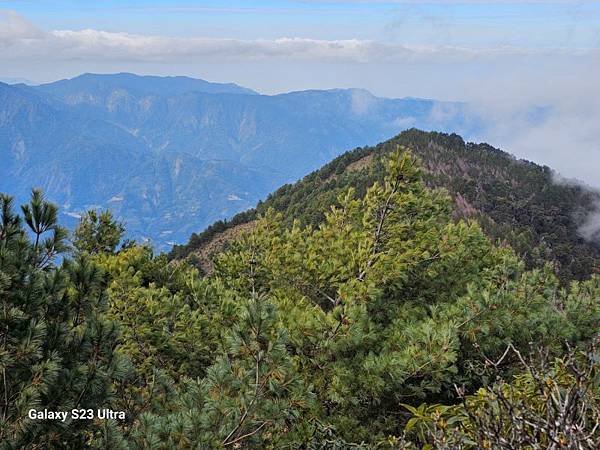 2024-01-07望鄉山、郡大山北峰、郡大山(1348)