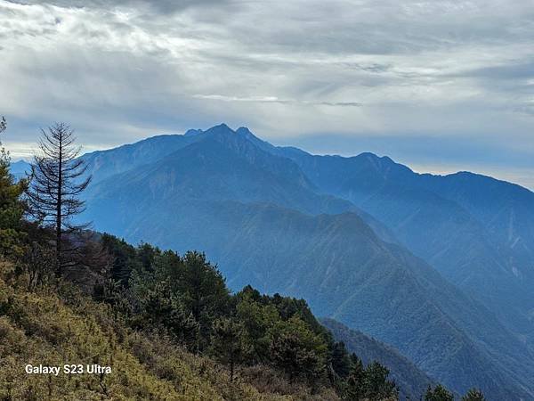 2024-01-07望鄉山、郡大山北峰、郡大山(1348)