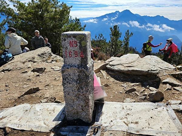 2024-01-07望鄉山、郡大山北峰、郡大山(1348)