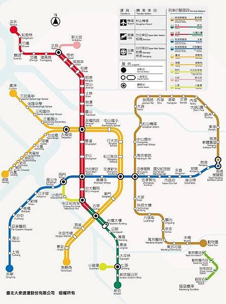 MRT map