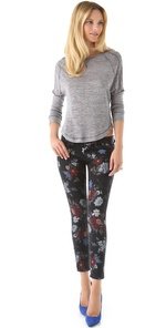 Current Ekkuitt The Floral Stiletto Jeans USD138.6-4