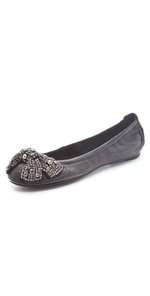 Tory Burch - Eddie Flats with Detailed Bow   USD250-1