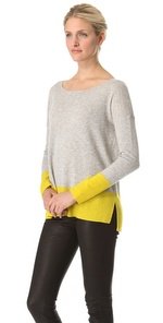 Vince - Cashmere Colorblock Sweater USD295 3