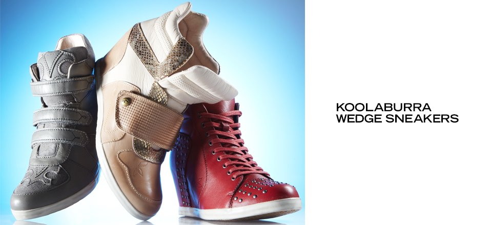 Koolaburra wedge sneakers