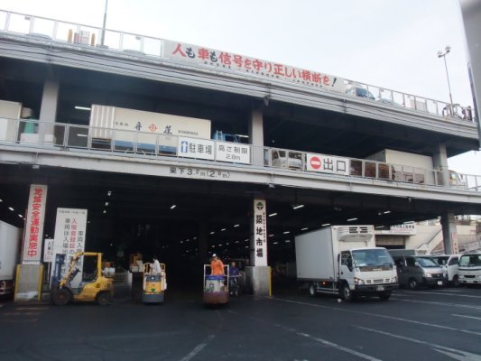 築地市場到
