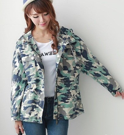 Casual camouflage jacket to create handsome beauty01