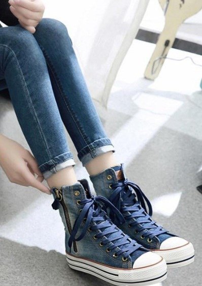 High shoes with trousers tide cool demeanor piercing-01