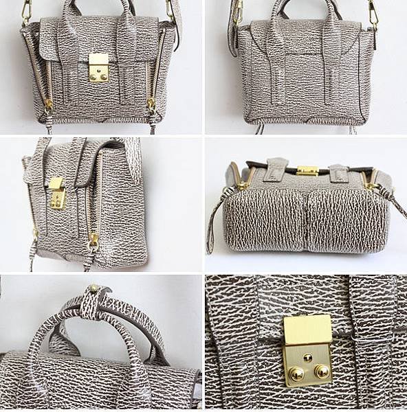 Pashli Mini Satchel in Antique White &amp; Military2