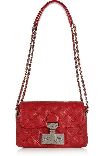 leather shoulder bag red1