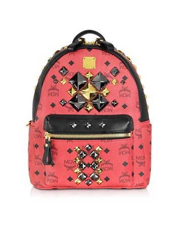 MCM backpack small red4