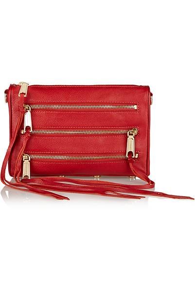 rebecca minkoff mini 5 zip red6