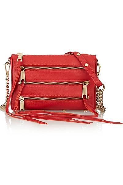 rebecca minkoff mini 5 zip red2