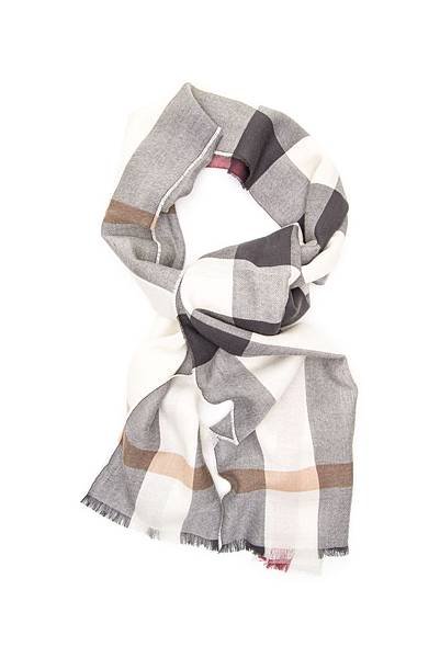 BURBERRY CHECK CASHMERE SCARF6