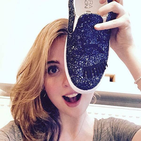 Chiara Ferragni 30MM FLIRTING GLITTER SLIP-ON SNEAKERS19