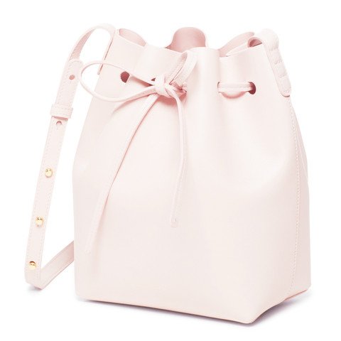 Mansur Gavriel mini calf bucket rosa1-2