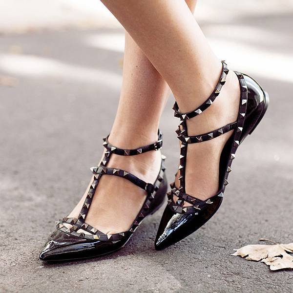 Valentino ROCKSTUD BALLETS4