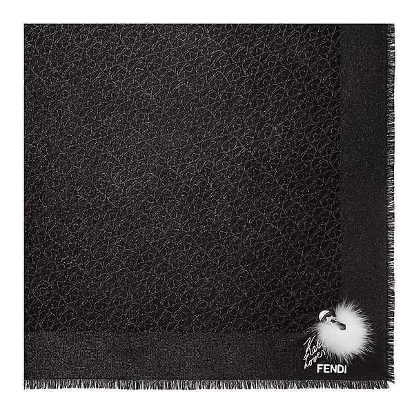 Fendi BLACK KARLITO SCARF2