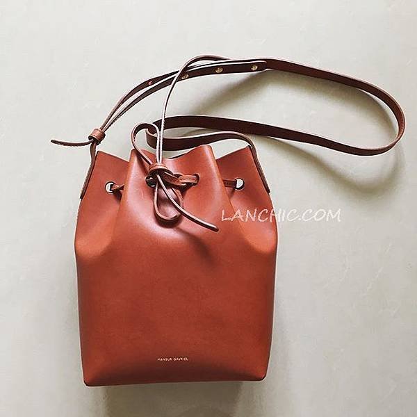 mansur Gavriel mini BUCKET BRANDY 20-1