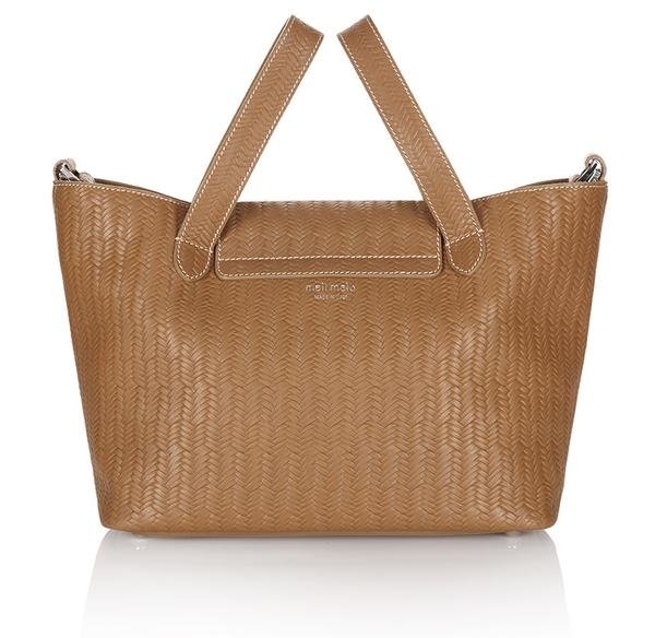 meli melo Woven leather thela bag3