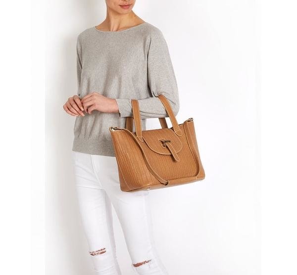 meli melo Woven leather thela bag5