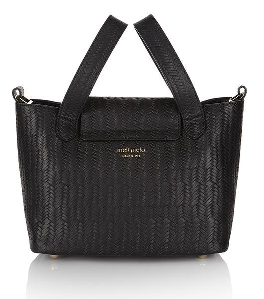 meli melo Woven leather mini thela bag3