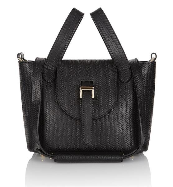 meli melo Woven leather mini thela bag1