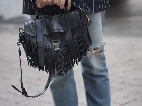 Proenza Schouler PS1 fringed satchel5