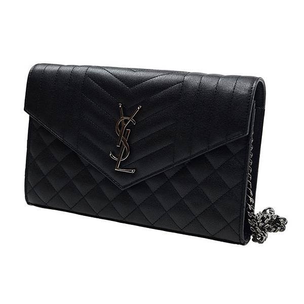 Saint Laurent Quilted mini envelope clutch10