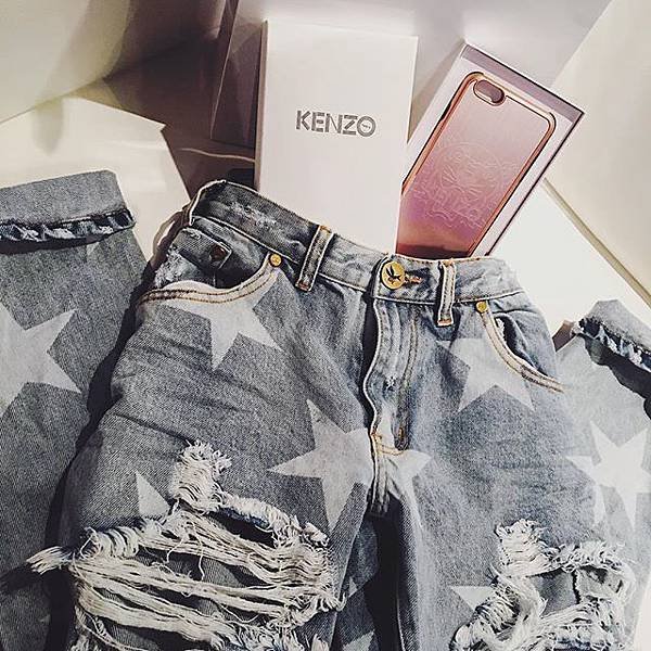 KENZO Tiger iphone 7 plus pink 1