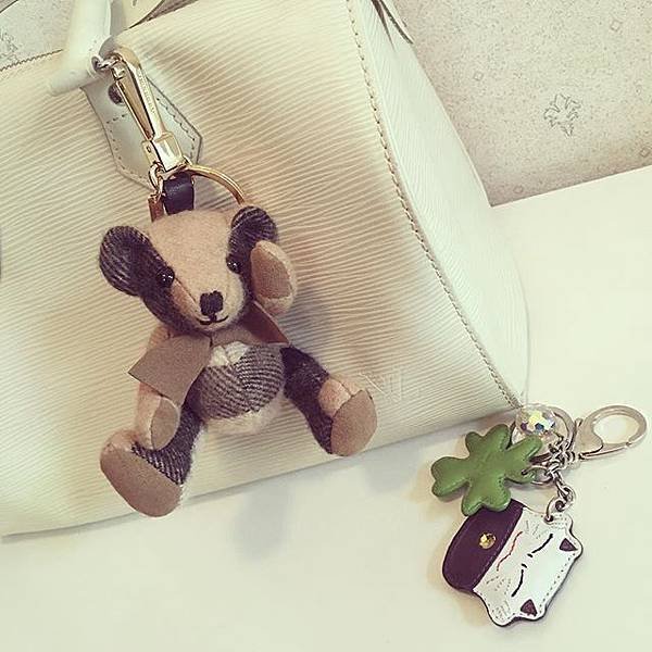 Burberry bear-charm blue-check-14