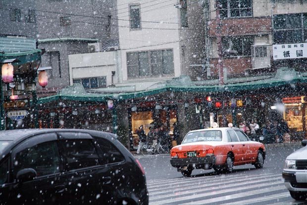 下起大雪了