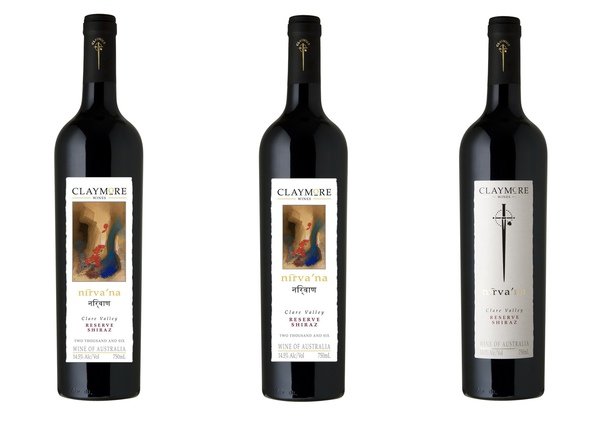 claymore nirvana reserve shiraz 2007 lable