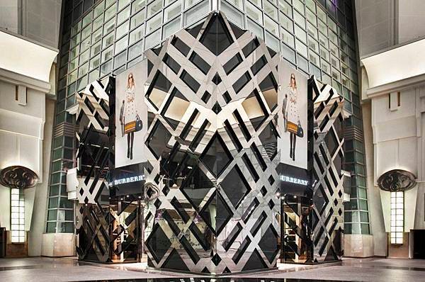 Burberry Taipei 101 Flagship Store Facade