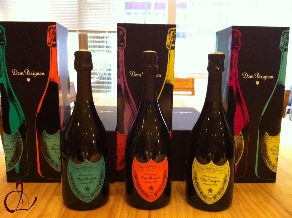 Dom Perignon Andy Warhol Collection 2002 SET